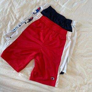 Champion Shorts Youth Large 2 pair Mesh Athletic Elastic Waist